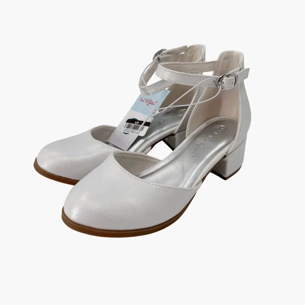NEW Art Class Kids' Hazel Dress Heels - White - Size 13